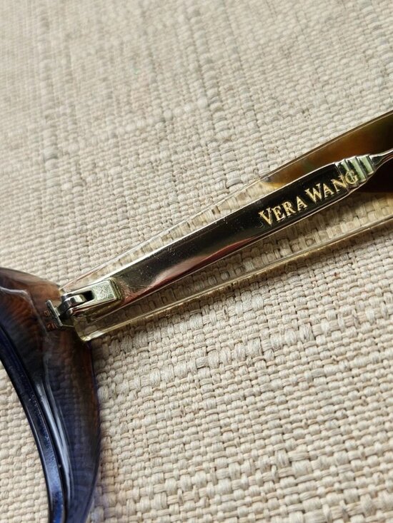 Vera Wang Women Eyeglasses Frame V420 Blue Tone Eyewear Glasses Frame only main image 4